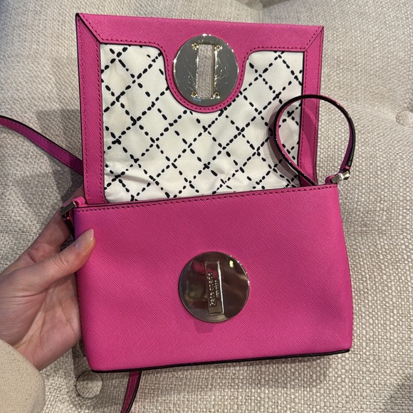 Kate Spade Newbury Pink Fuchsia Lane Sally Crossbody Bag Purse - Picture 8 of 8